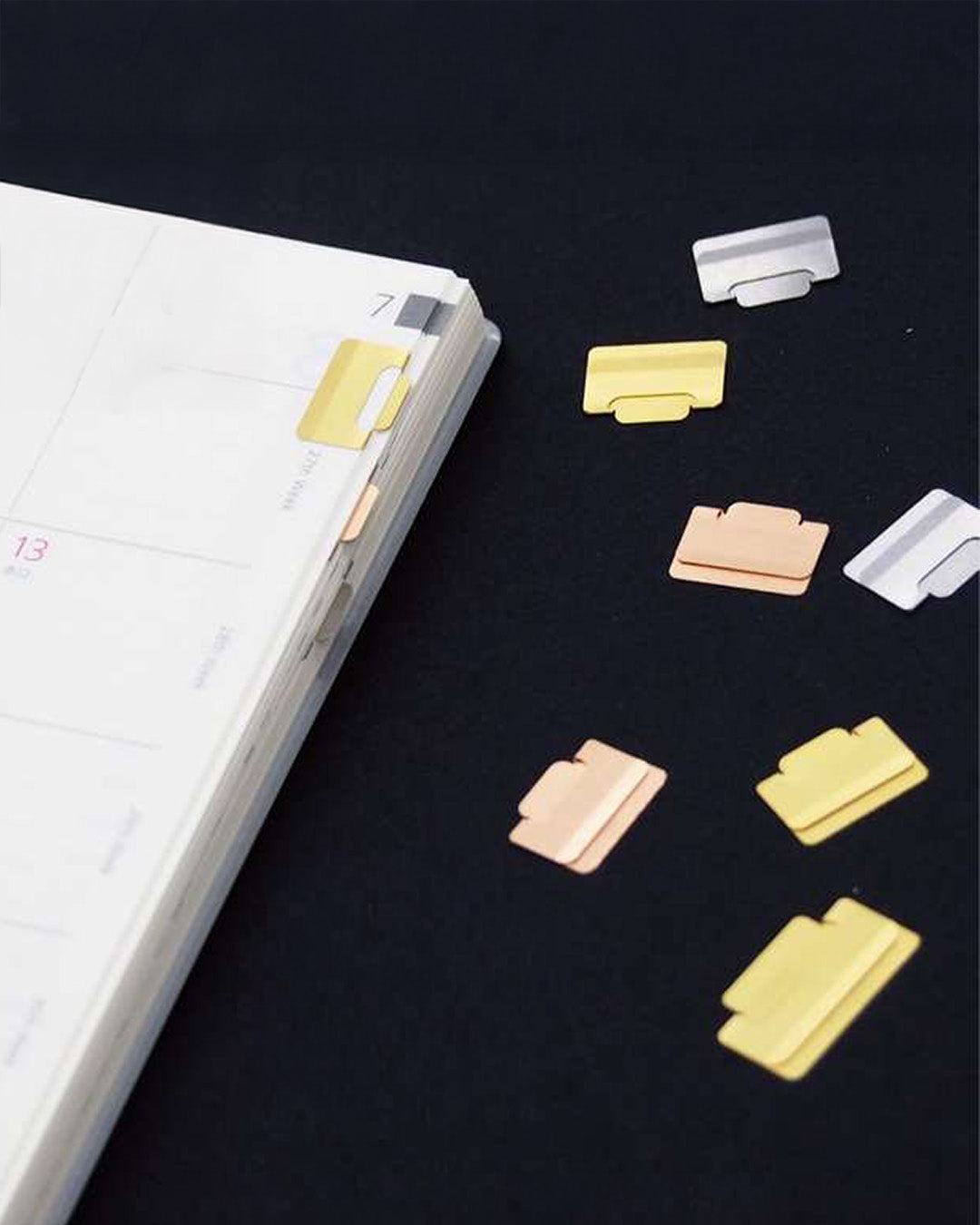 Flat Metal Index Clip - Small - 8 Pack