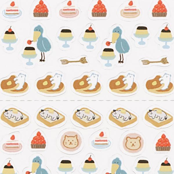 Daily Seal Sticker Sheet - Animals with Dessert