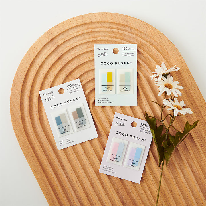 Coco Fusen Index Markers - Mini - Stone