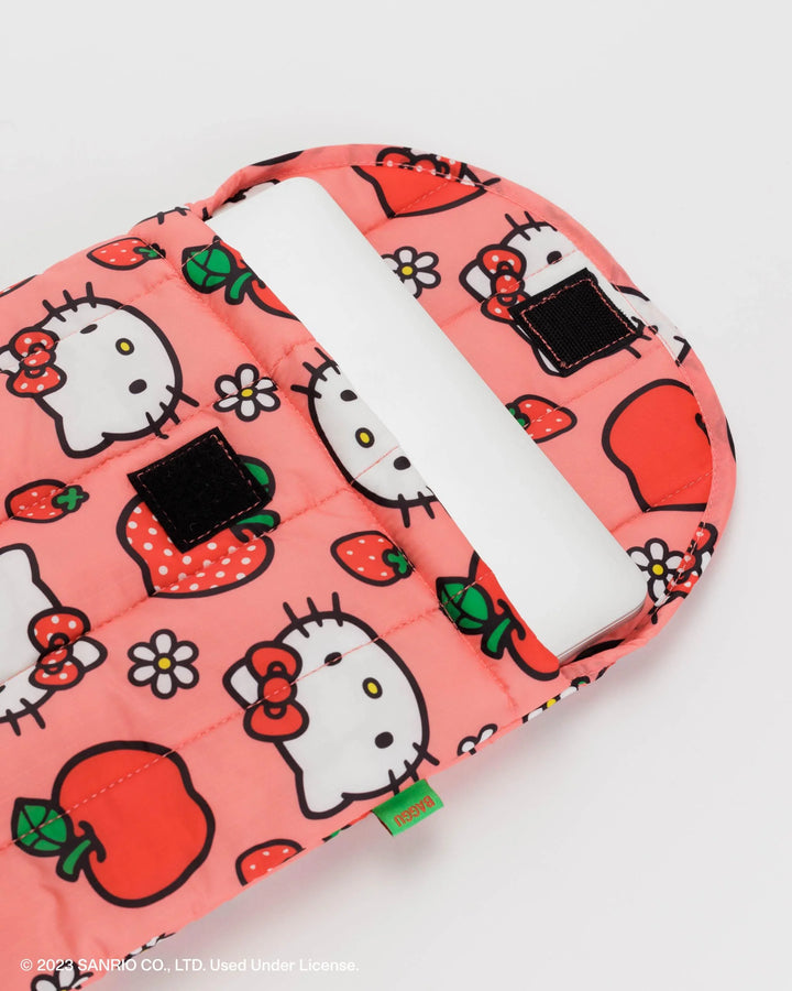 x Sanrio - Puffy Laptop Sleeve 13" - Hello Kitty Apple