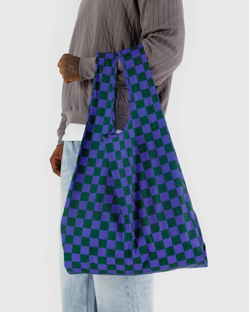 Baggu green checkerboard sale