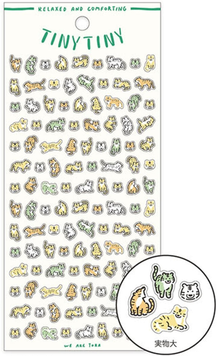 Tiny Tiny Sticker Sheet - Tiger (Tora)