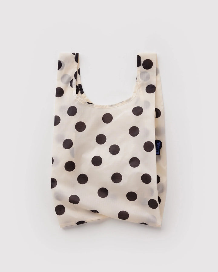 Baby Baggu - Cream and Black Polka Dot