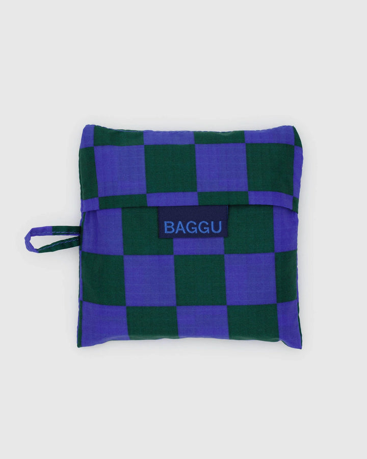 Standard Baggu - Iris Green Check