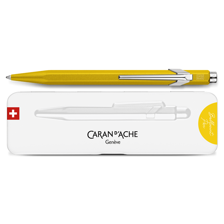 849 Bille Ballpoint Pen - Colormat-X Series - Yellow