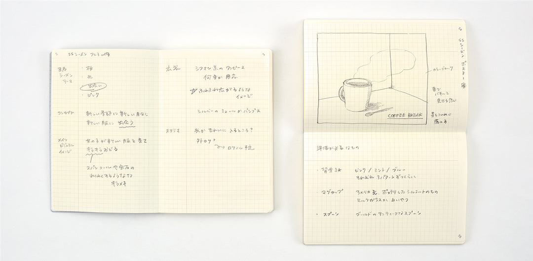 Index Memo Notebook - Grid