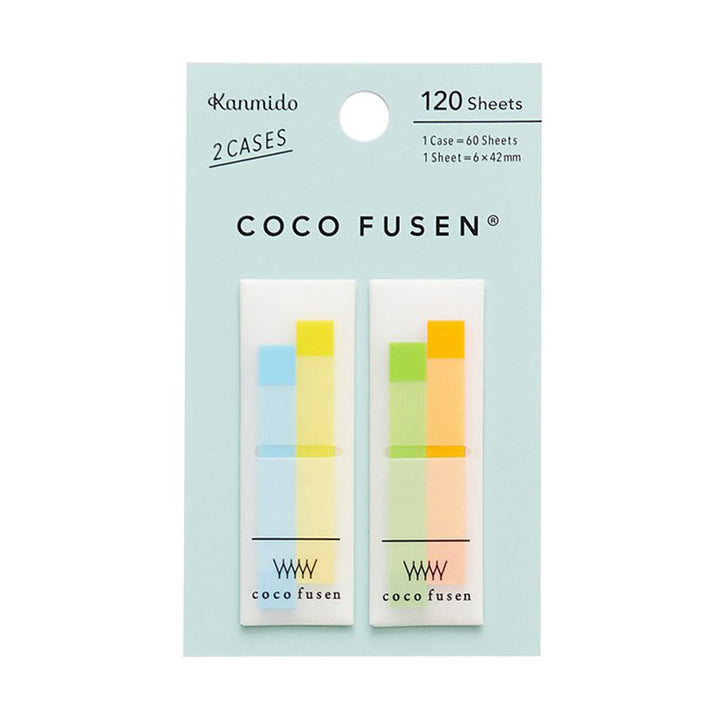 Coco Fusen Index Markers - Small - Light Blue