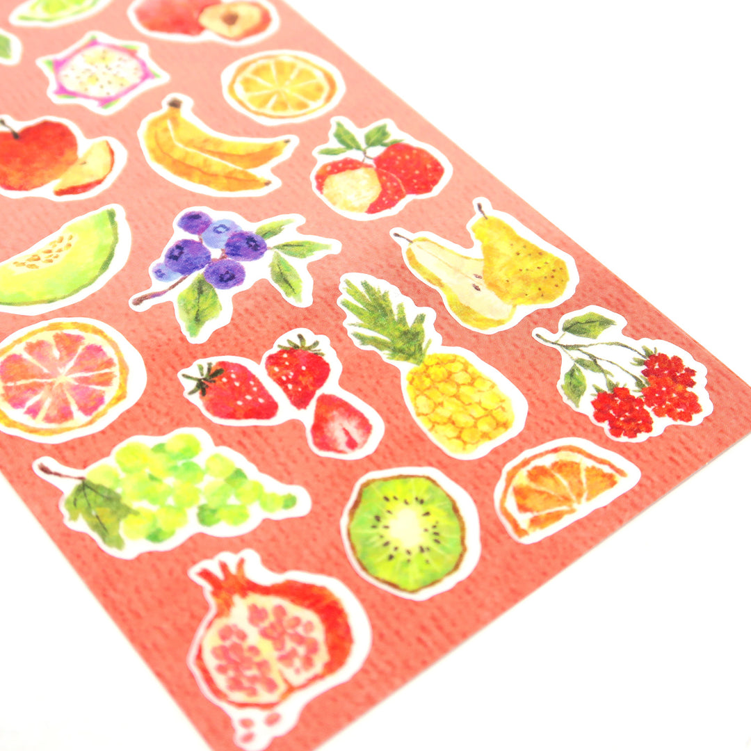 Sticker Sheet - Fruit Illustrations