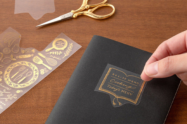 Gold Foil Transfer Stickers - Kitchen