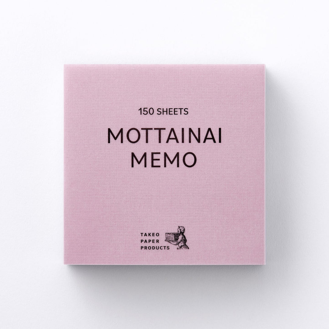 TAKEO MOTTAINAI MEMO Assorted 12 memo pad, product view 1