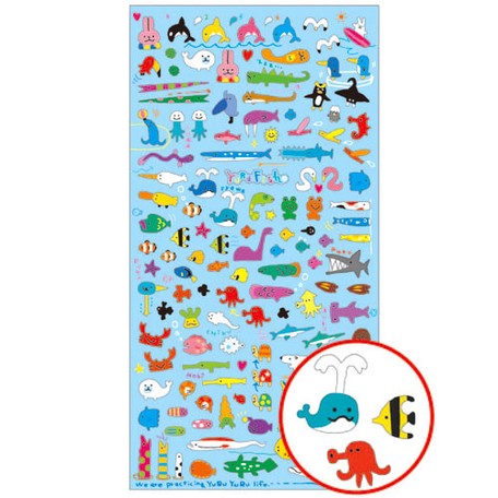 YuruAnimal Stickers - Sea Animals