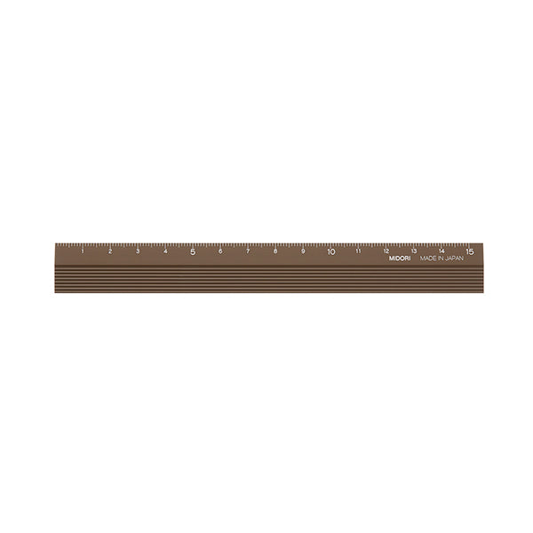 15 Inch Long Ruler 15cm Aluminum Ruler • Midori • TACTO Studio Stationery ️ – TACTO STUDIO
