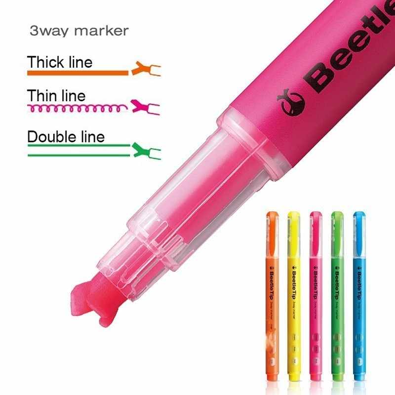 Highlighter Bug 3-Way Beetle Highlighter - 1 Colour • Kokuyo • TACTO Studio Stationery ...