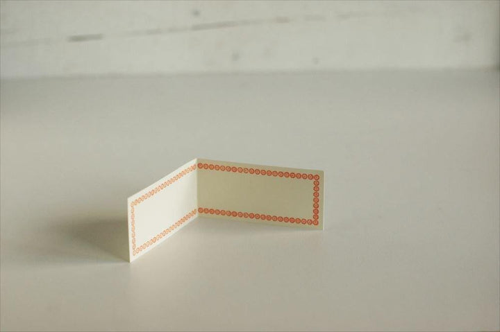 Letterpress Folded Memo Cards - tactile sensibility