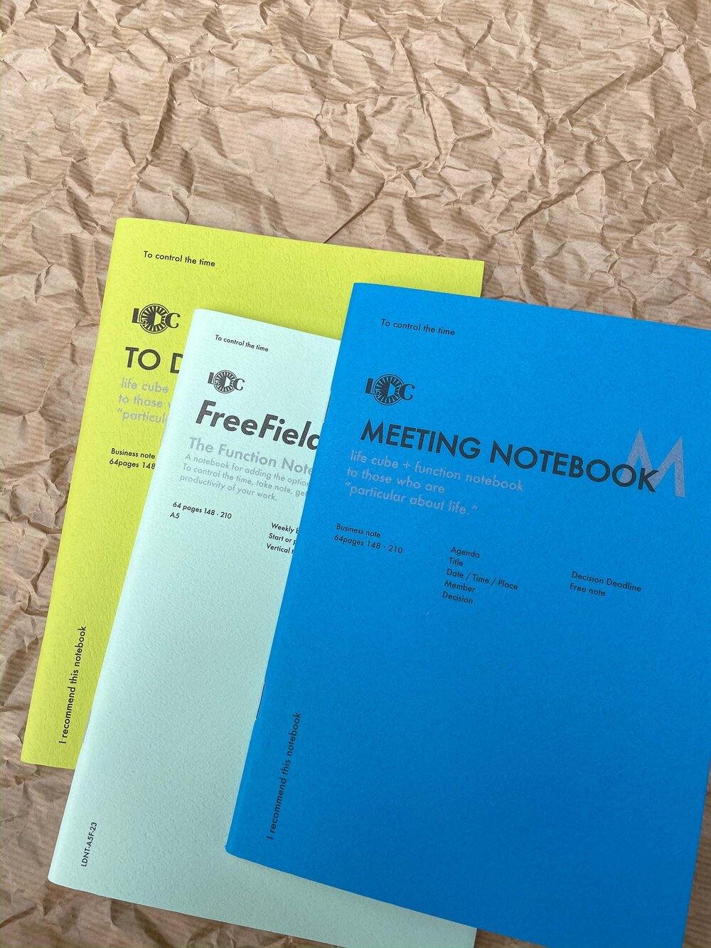 Conference Room Note Books Meeting Notes Notebook • LUDDITE • TACTO Studio Stationery ️ – TACTO STUDIO