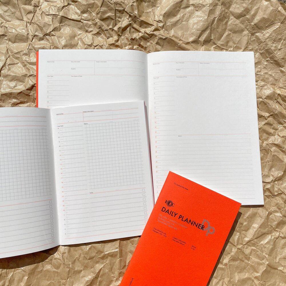 LUDDITE - Daily Planner Notebook - tactile sensibility