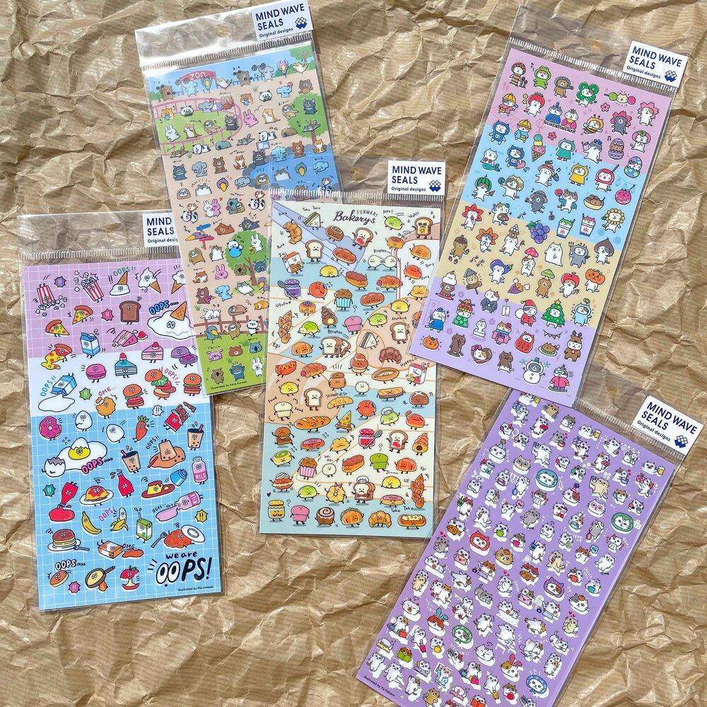 PuchiPuchi Seal Stickers - Day in My Life - tactile sensibility