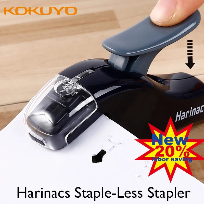 Stample Less Staple Harinacs Stapleless Stapler - Small • Kokuyo • TACTO Studio Stationery ...