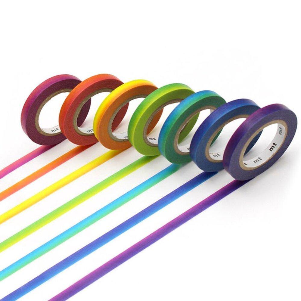 Boxed Set of 7 Slim Tapes - Rainbow - tactile sensibility