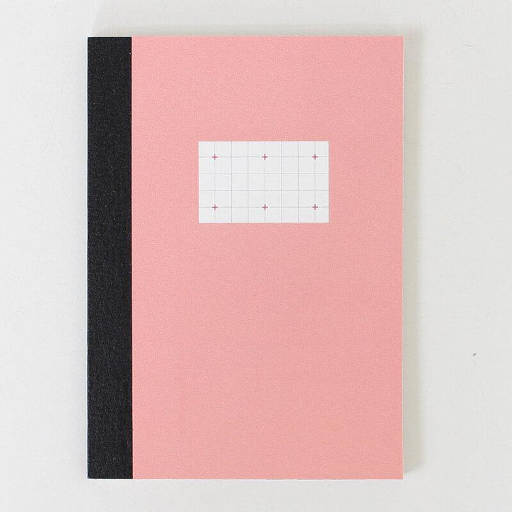 PAPERWAYS - Notebook - X-Small - tactile sensibility #option_pink-cover-with-cross-grid-paper
