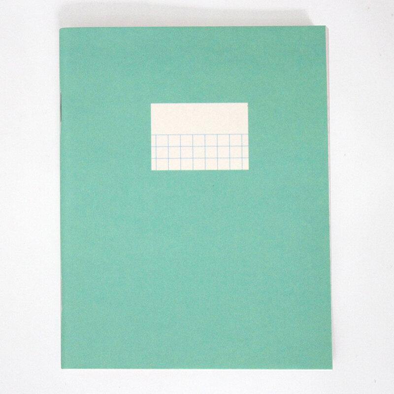 PAPERWAYS - Mini Note - tactile sensibility #option_seagreen-cover-with-grid-paper