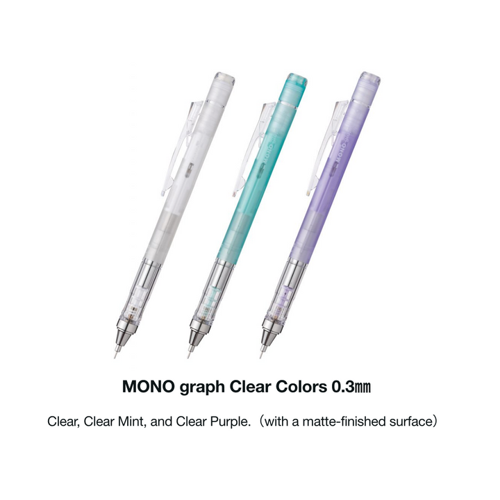 Mono Graph Shaker Mechanical Pencil - Transparent Series