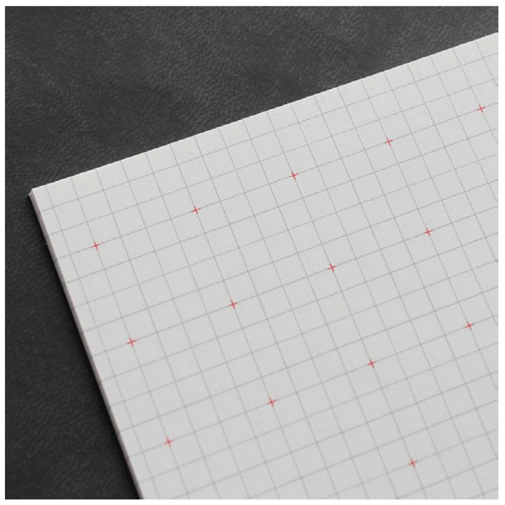 PAPERWAYS - Notebook - Small - tactile sensibility #option_pink-cover-with-cross-grid-paper