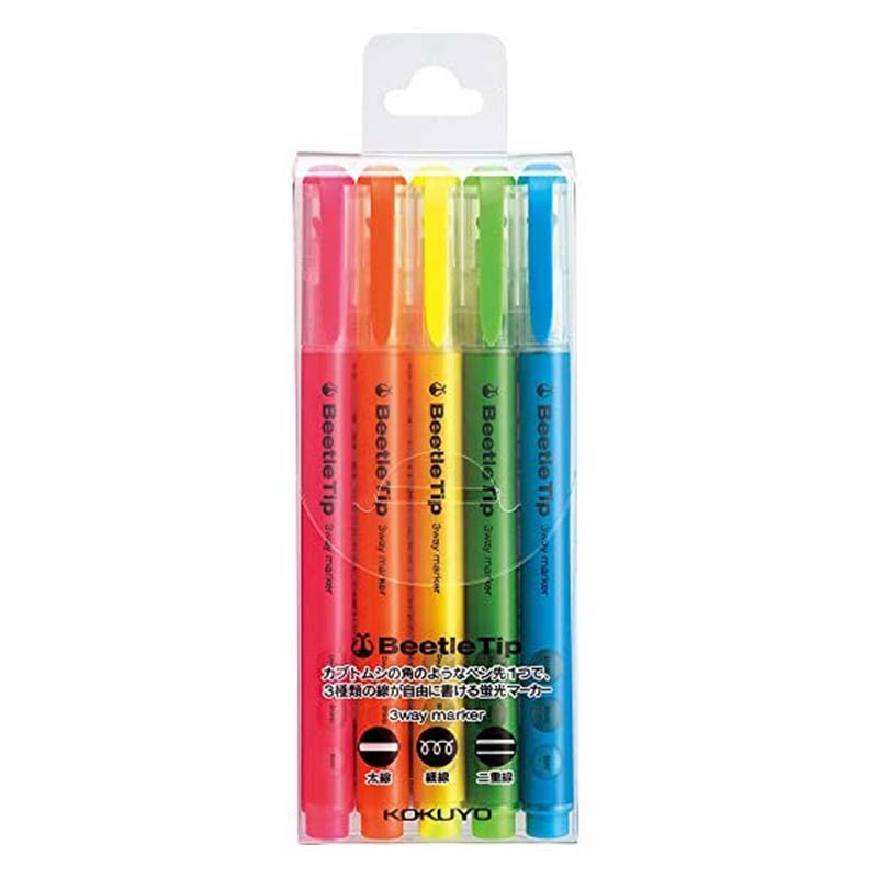 Highlighter Bug 3-Way Beetle Highlighter - 1 Colour • Kokuyo • TACTO Studio Stationery ...