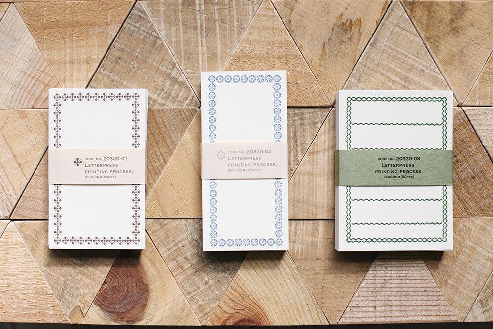 Labels and Notecards – TACTO STUDIO