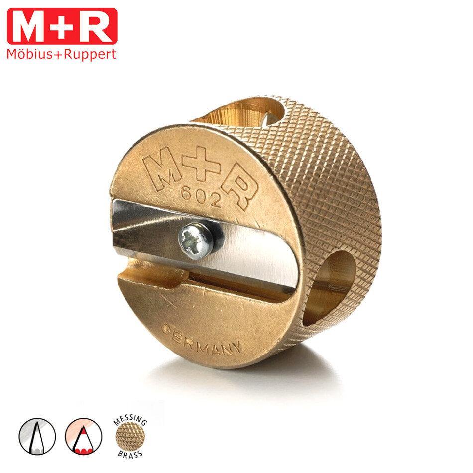 M+R - Discos - Double Hole Brass Sharpener - tactile sensibility