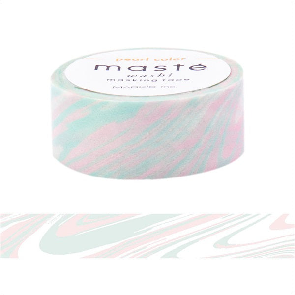 masté - Single Roll of Tape - Mint Marble